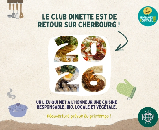 Le Club Dinette fait officiellement son grand retour à Cherbourg (50) ! Le Club Dinette fait officiellement son grand retour à Cherbourg (50) !