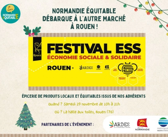 Une épicerie équitable à l'Autre Marché de Rouen ! 