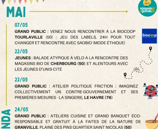 À vos agendas : les rencontres et événements à ne pas manquer en MAI !