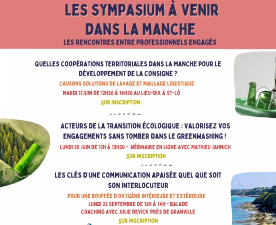 Save the date : 3 Sympasium à venir dans la Manche 