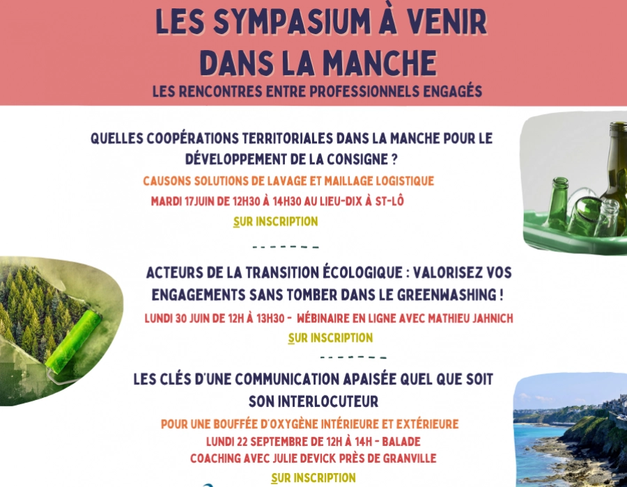 Save the date : 3 Sympasium à venir dans la Manche 