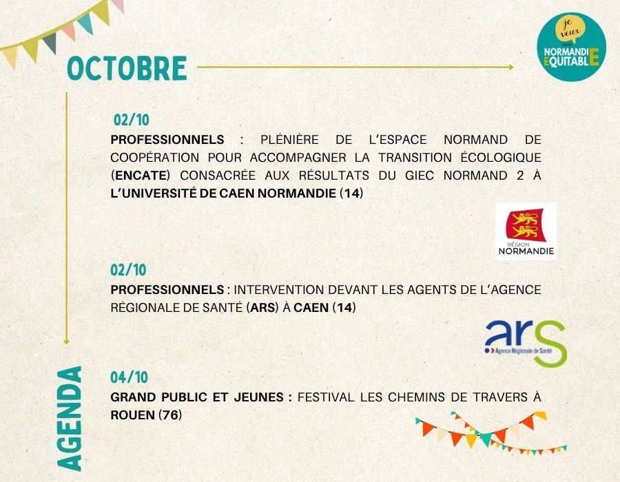 À vos agendas : les rencontres et événements à ne pas manquer chez Normandie Équitable en OCTOBRE !