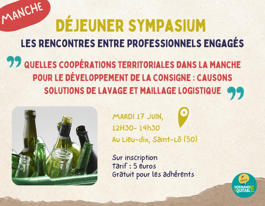 Un sympasium sur la consigne et le réemploi à Saint-Lô
