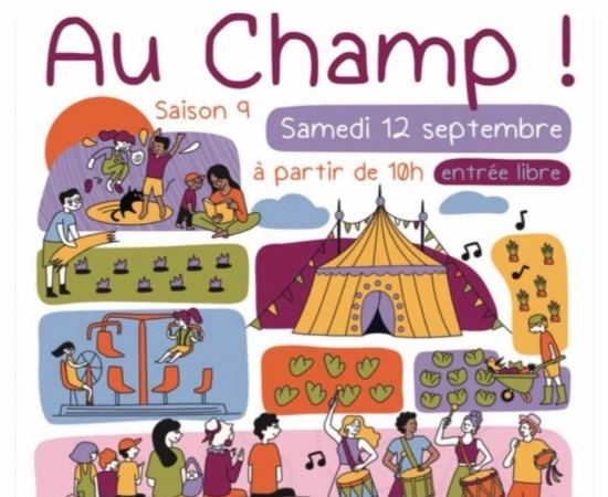 La rentrée s'annonce festive avec le retour du festival Au Champ !