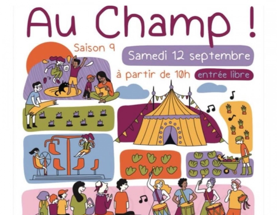 La rentrée s'annonce festive avec le retour du festival Au Champ !