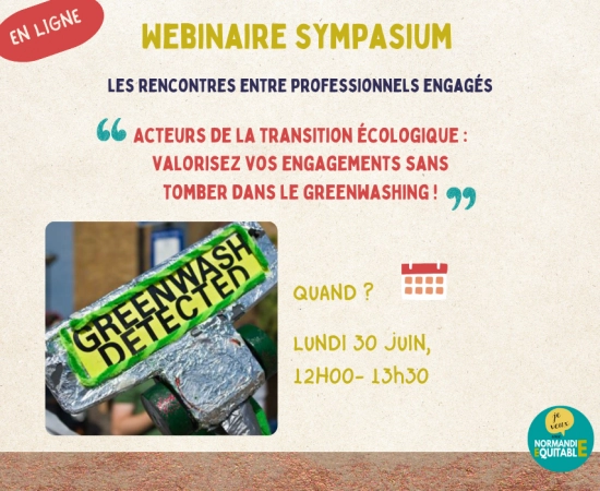 Un sympasium pour valoriser vos engagements sans tomber dans le greenwashing