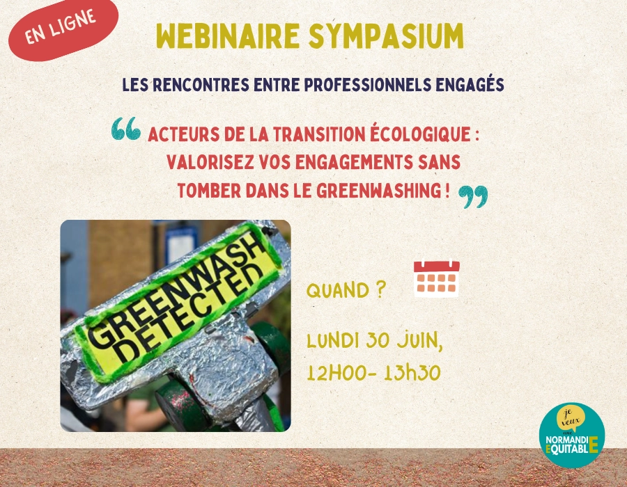 Un sympasium pour valoriser vos engagements sans tomber dans le greenwashing