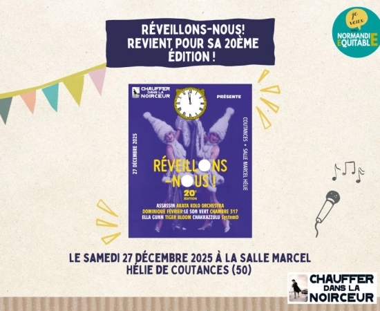 Réveillons-nous! revient pour sa 20ème édition ! 