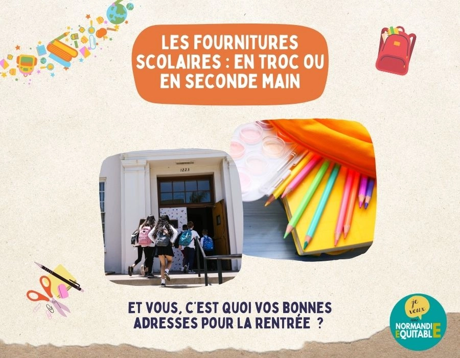 Pour vos fournitures scolaires : pensez troc ou seconde main 