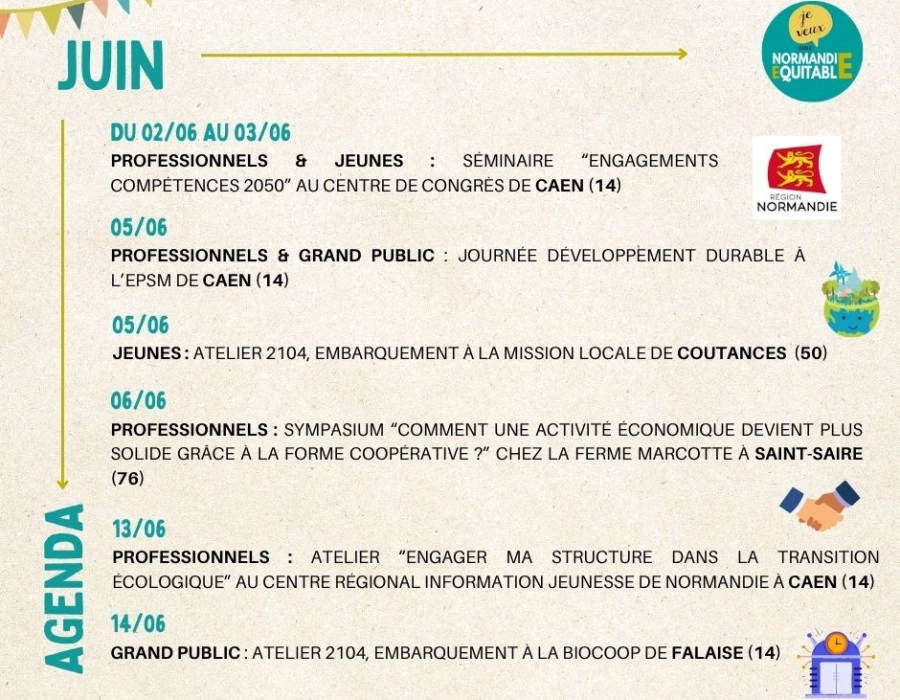 À vos agendas : les rencontres et événements à ne pas manquer en JUIN !
