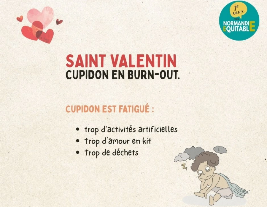 Saint Valentin : Cupidon en burn-out et amour sous perfusion marketing Saint Valentin : Cupidon en burn-out et amour sous perfusion marketing