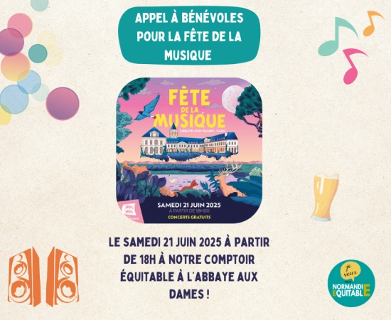 Appel à Bénévoles pour la fête de la musique 