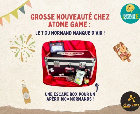 Une nouvelle Escape Box à louer chez Atome Game ! 