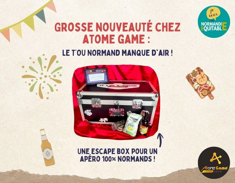 Une nouvelle Escape Box à louer chez Atome Game ! 