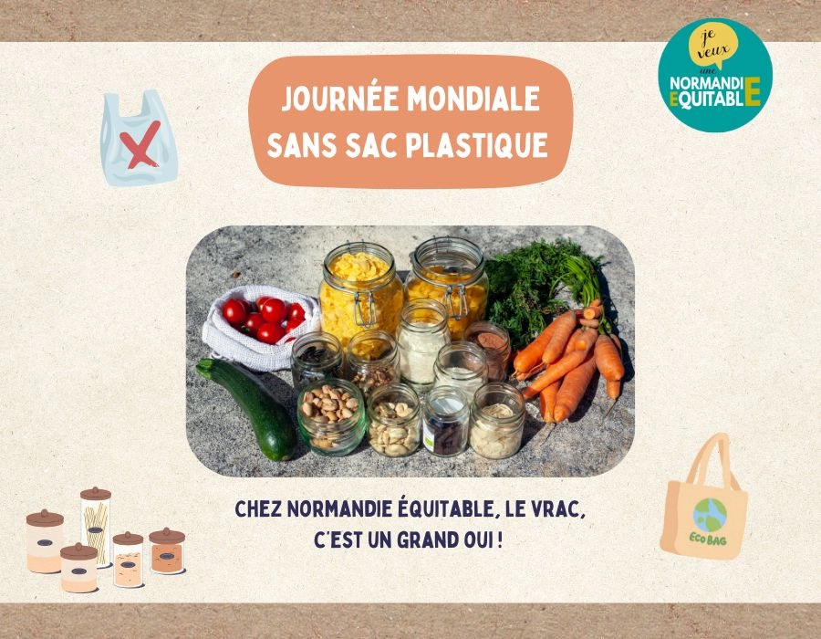 Ce jeudi 3 juillet, c'est la Journée mondiale sans sac plastique ! 