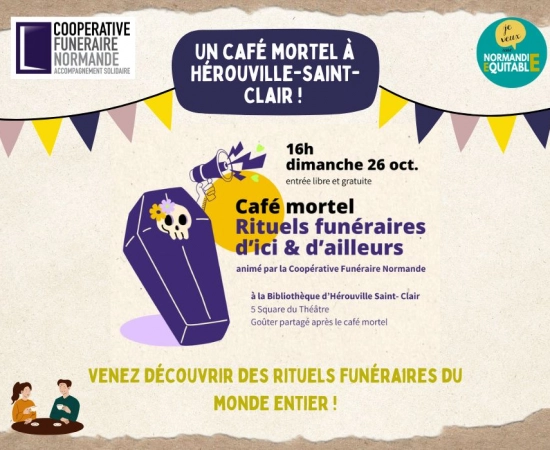 Un café mortel à la Bibliothèque d'Hérouville-Saint-Clair ! 