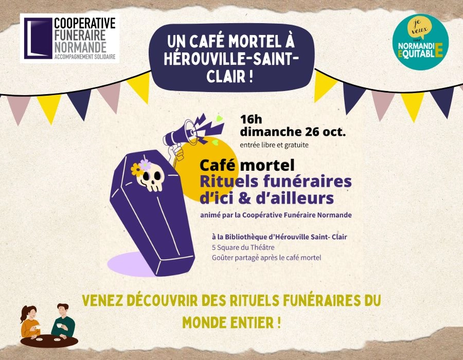 Un café mortel à la Bibliothèque d'Hérouville-Saint-Clair ! 