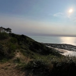 Carolles Plage, lieu de la balade coaching