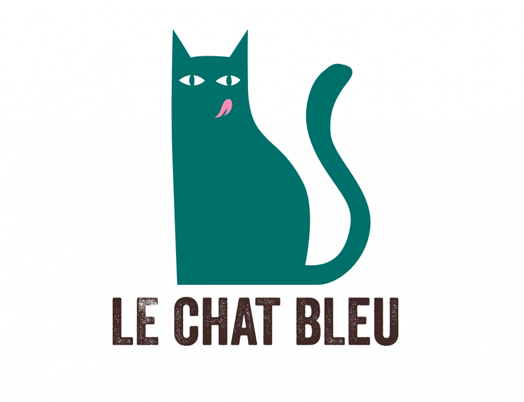 Logo de l'entreprise normande : Le Chat Bleu