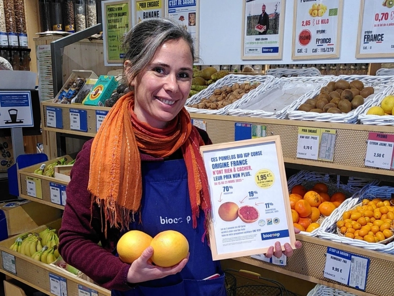 Des produits frais et d'épicerie bio et équitables.   