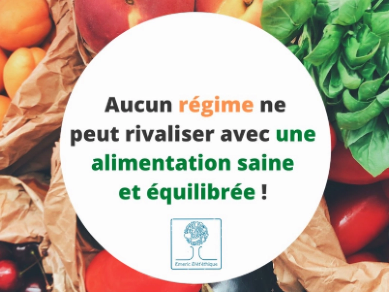 Alimentation saine et équilibrée 